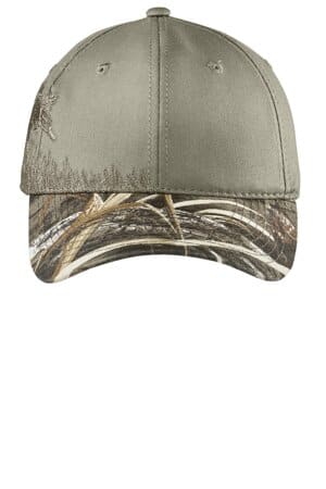 Port Authority C820 Embroidered Camouflage Cap - Realtree MAX-5/Khaki/Duck