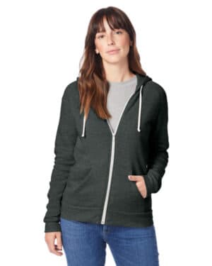 ECO BLACK Alternative 09573F2 ladies' adrian eco-fleece hoodie