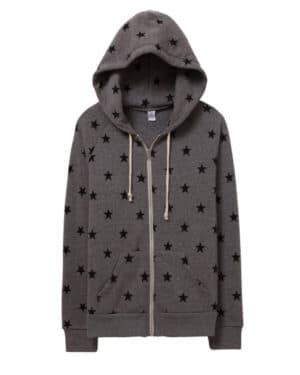 ECO GREY STARS Alternative 09573F2 ladies' adrian eco-fleece hoodie