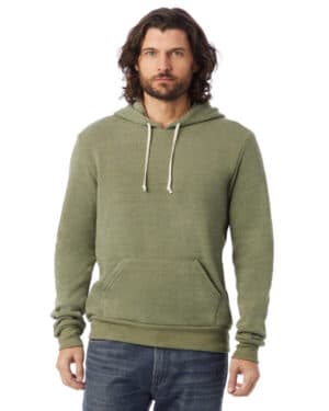 ECO TR ARMY GRN Alternative 09595F2 unisex challenger eco-fleece hoodie