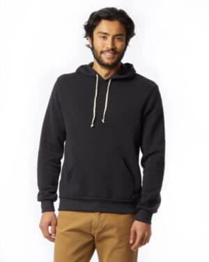 ECO TRUE BLACK Alternative 09595F2 unisex challenger eco-fleece hoodie