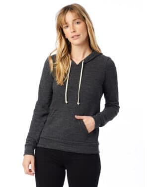 ECO BLACK Alternative 09596F2 ladies' athletics eco-fleece hoodie