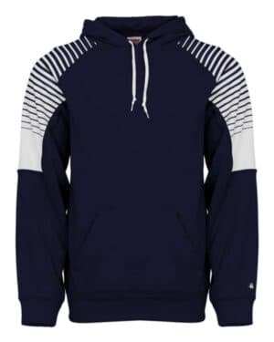 NAVY Badger 1405 lineup hooded pullover
