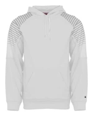 WHITE Badger 1405 lineup hooded pullover