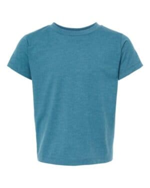 HEATHER DEEP TEAL Bella canvas 3001T toddler jersey tee
