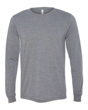 GREY TRIBLEND Bella canvas 3513 triblend long sleeve tee