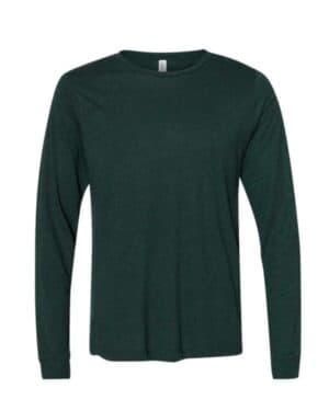 EMERALD TRIBLEND Bella canvas 3513 triblend long sleeve tee
