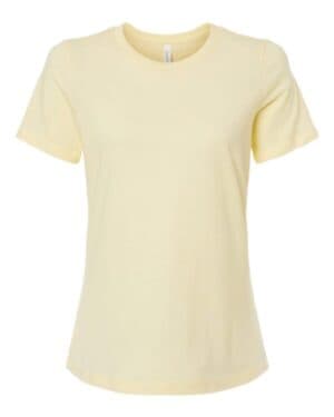 HEATHER FRENCH VANILLA Bella canvas 6400CVC womens relaxed fit heather cvc tee