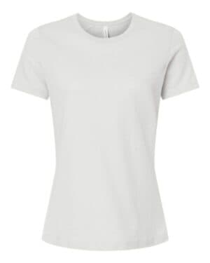 HEATHER SILVER Bella canvas 6400CVC womens relaxed fit heather cvc tee