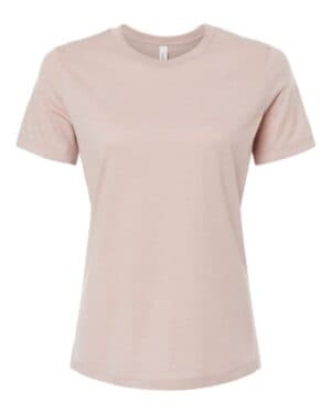 HEATHER PINK GRAVEL Bella canvas 6400CVC womens relaxed fit heather cvc tee