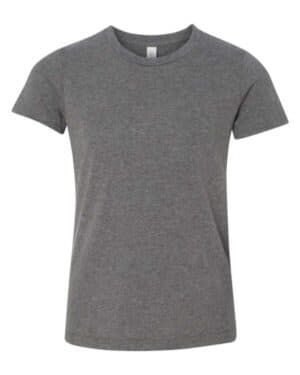 DEEP HEATHER Bella canvas 3001YCVC youth cvc jersey tee