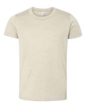 HEATHER DUST Bella canvas 3001YCVC youth cvc jersey tee