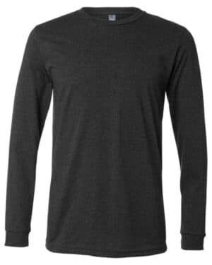 DARK GREY HEATHER Bella canvas 3501CVC heather cvc long sleeve tee