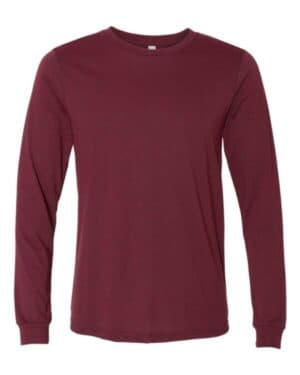 HEATHER CARDINAL Bella canvas 3501CVC heather cvc long sleeve tee
