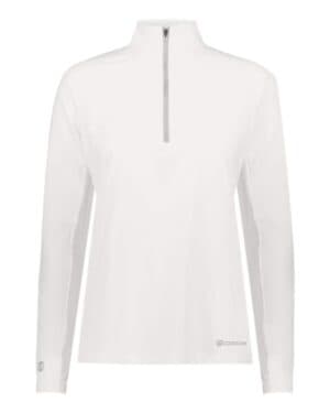 WHITE 222774 women's electrify coolcore quarter-zip pullover