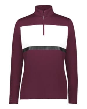 Holloway 222791 women's prism bold quarter-zip pullover