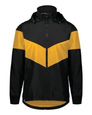BLACK/ GOLD Holloway 229527 potomac hooded jacket