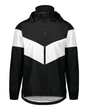BLACK/ WHITE Holloway 229527 potomac hooded jacket