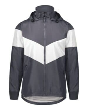 CARBON/ WHITE Holloway 229527 potomac hooded jacket