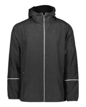 BLACK Holloway 229582 packable hooded jacket