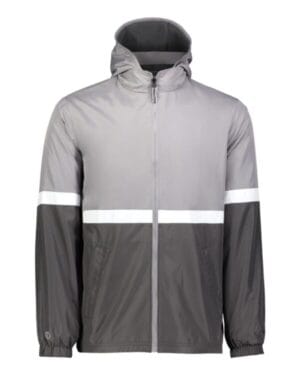 ATHLETIC GREY/ CARBON Holloway 229587 turnabout reversible hooded jacket