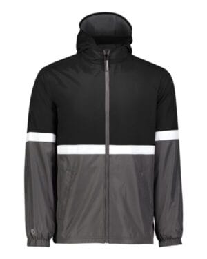 BLACK/ CARBON Holloway 229587 turnabout reversible hooded jacket