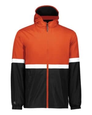ORANGE/ BLACK Holloway 229587 turnabout reversible hooded jacket