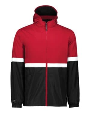 SCARLET/ BLACK Holloway 229587 turnabout reversible hooded jacket