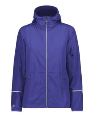 PURPLE Holloway 229782 women's packable hooded jacket