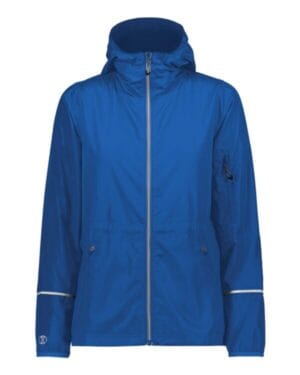 Holloway 229782 women's packable hooded jacket