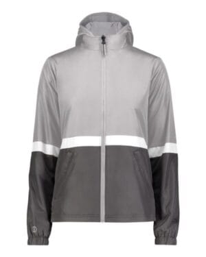 ATHLETIC GREY/ CARBON Holloway 229787 women's turnabout reversible hooded jacket