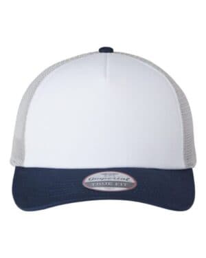 WHITE/ NAVY/ GREY Imperial 1287 north country trucker cap