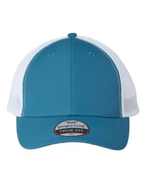 SEAGLASS/ WHITE Imperial X210SM the original sport mesh cap