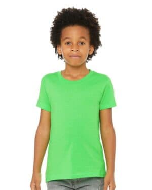 NEON GREEN Bella canvas 3001YCVC youth cvc jersey tee