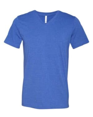 HEATHER TRUE ROYAL Bella canvas 3005CVC heather cvc v-neck tee