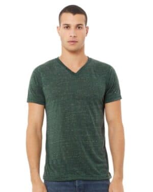 FOREST MARBLE Bella canvas 3655 textured jersey v-neck tee