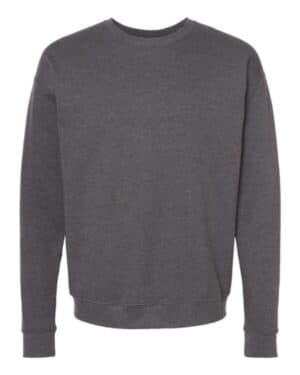 HEATHER CHARCOAL Tultex 340 fleece crewneck sweatshirt