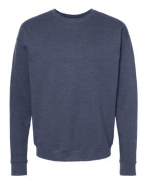 HEATHER DENIM Tultex 340 fleece crewneck sweatshirt