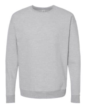 HEATHER GREY Tultex 340 fleece crewneck sweatshirt