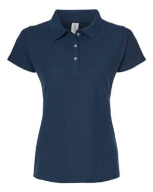 NAVY Tultex 401 women's 50/50 sport pique polo
