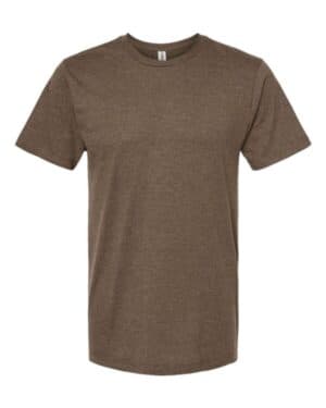 BROWN HEATHER Tultex 541 premium cotton blend t-shirt