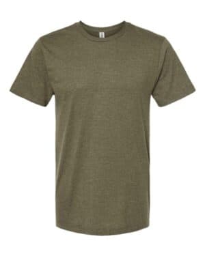 OLIVE HEATHER Tultex 541 premium cotton blend t-shirt