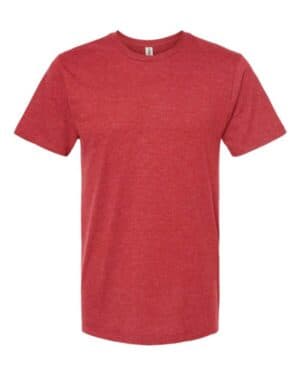 RED HEATHER Tultex 541 premium cotton blend t-shirt