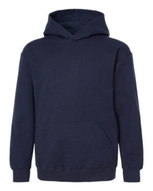 NAVY Tultex 320Y youth hooded sweatshirt
