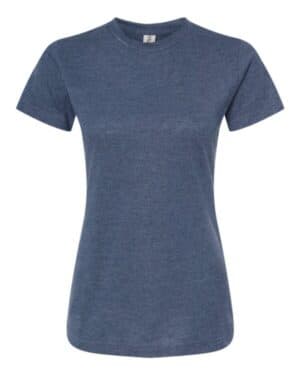 HEATHER DENIM Tultex 216 women's fine jersey classic fit t-shirt