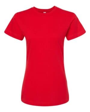 RED Tultex 216 women's fine jersey classic fit t-shirt