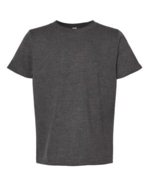 HEATHER CHARCOAL Tultex 235 youth fine jersey t-shirt