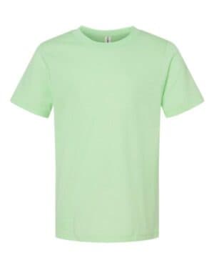 HEATHER NEO MINT Tultex 235 youth fine jersey t-shirt