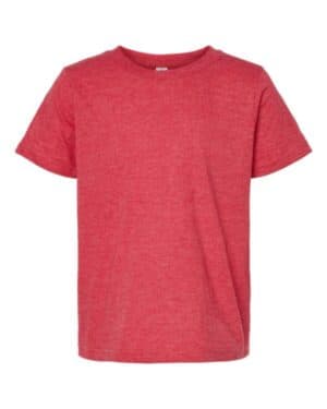 HEATHER RED Tultex 235 youth fine jersey t-shirt