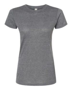 HEATHER CHARCOAL Tultex 240 women's poly-rich t-shirt
